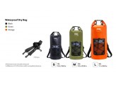 Всепогодный, водонепроницаемый рюкзак, цвет оранжевый (53.34 х 5.08 х 22.86 см), изображение 5