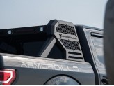 Защитная дуга CR2 для Ford F-250/350 в кузов пикапа (цвет черный, порошковое покрытие) 2010 г.-, изображение 2