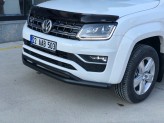 Защита переднего бампера 70 мм "Arow Plus" для Volkswagen Amarok, цвет черный (2017 г.-), изображение 2