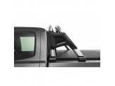 Защитная дуга для Volkswagen Amarok в кузов пикапа, цвет черный (возможна установка с трехсекционной крышкой, расстояние между опорами 47 см), изображение 3