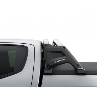 Защитная дуга для Mitsubishi L200 в кузов пикапа (возможна установка с трехсекционной крышкой)