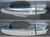 Хромированные накладки на дверные ручки Chevrolet Traverse ) из 8 частей