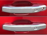 Хромированные накладки на дверные ручки Cadillac Escalade из 8 частей
