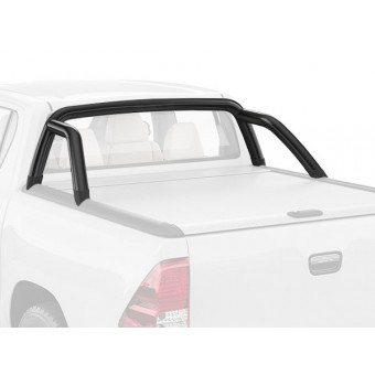 Защитная дуга для Toyota HiLux под крышку "TOP ROLL", цвет черный (совместима с оригинальной крышкой)