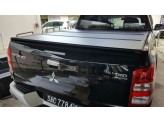 Крышка пикапа для Mitsubishi L200 трехсекционная, алюминиевая, цвет черный, изображение 3