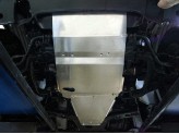 Комплект алюминиевых защит Mercedes-Benz X-Class 4 мм (картер, радиатор, кпп, р/к, бензобак), изображение 2