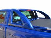Крышка для Ford Ranger T6 серия "SOT-ROLL" с защитной дугой в грунте (спойлер, полиэстер) со стоп-сигналом, изображение 2