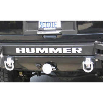 Хромированные буквы для Hummer H2 на задний бампер