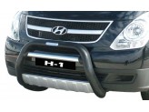 Передняя защита для Hyundai H-1 из стального корпуса покрытая полиуретаном с логотипом, изображение 2