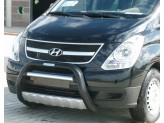 Передняя защита для Hyundai H-1 из стального корпуса покрытая полиуретаном с логотипом, изображение 3