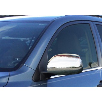 Хромированные накладки на зеркала Toyota RAV4 (нерж. сталь)