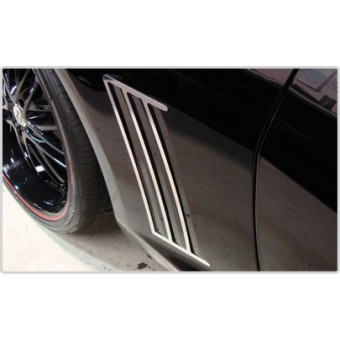 Хромированные накладки для Chevrolet Camaro на задние воздуховоды полир. нерж. сталь