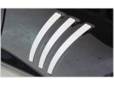 Хромированные накладки для Chevrolet Camaro на задние воздуховоды полир. нерж. сталь