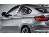 Хромированные молдинги окон BMW X6 (6 ч., нерж. сталь) 2010-2014 г., изображение 3