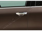 Хромированные накладки на дверные ручки Volkswagen Touareg (нерж сталь), изображение 2