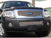 Решетка в бампер для Ford Expedition, полированная нерж. сталь (2007-2012 г.), изображение 2