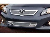 Комплект решеток для Toyota Corolla, полир. нерж. сталь для мод. LE, S, XLE, XRS (2009-2010 г.), изображение 2