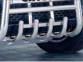 Передняя защита днища для Hyundai Terracan полир. нерж. сталь