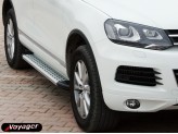 Пороги для Volkswagen Touareg, модель "Olimpos" (193 см.) 2010-2017 г., изображение 4