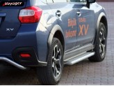 Пороги для Subaru XV, модель "Olimpos" (183 см.) 2012-2016 г., изображение 6