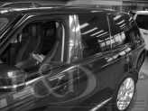 Хромированные накладки на дверные стойки Range Rover VOGUE (6 ч., полир. нерж. сталь, для комплектации Standart), изображение 2