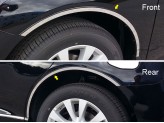 Хромированные накладки для Toyota Venza на колёсные арки из 4 ч.