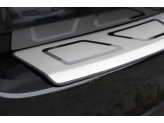 Хромированная накладка для Subaru Forester на задний бампер с логотипом "SUBARU", изображение 5