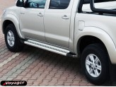 Пороги для Toyota HiLux, модель "Olimpos" (213 см) 2006-2014 г., изображение 4
