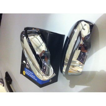 Хромированные накладки на зеркала Nissan Qashqai (ABS-хром.)