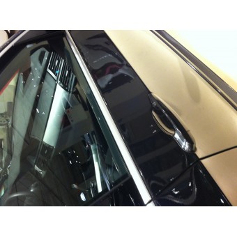 Хромированные молдинги стекол BMW X5 (6 ч., полир. нерж. сталь)