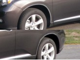 Хромированные накладки для Lexus RX на колёсные арки из 6 ч.
