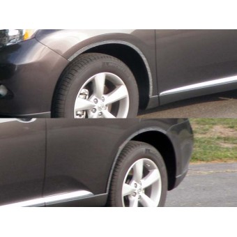 Хромированные накладки для Lexus RX на колёсные арки из 6 ч. (полир. нерж. сталь)