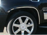 Хромированные накладки для Cadillac Escaladeиз на колёсные арки из 6 ч. 2007-2014 г.