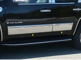 Хромированные накладки на двери Cadillac Escalade из 4 частей, полир. нерж. сталь