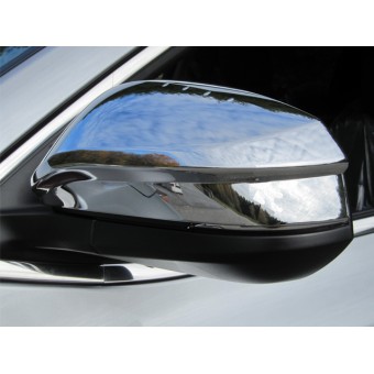 Хромированные накладки на зеркала Toyota Highlander (ABS)