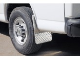 Комплект задних брызговиков Dee Zee на Toyota TUNDRA  (алюминиевые), изображение 3