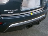 Хромированная накладка для Nissan Pathfinder на нижнюю кромку крышки багажника