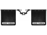 Комплект задних брызговиков Rock Tamers на Dodge Ram с накладкой из нерж. стали (0,61 х 0,61 м , под 2,5", для 2"# 00108), изображение 3