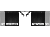 Комплект задних брызговиков Rock Tamers на Dodge Ram с накладкой из нерж. стали (0,61 х 0,61 м , под 2,5", для 2"# 00108), изображение 4