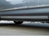 Хромированные накладки на внешние пороги Mitsubishi Outlander из 2 частей,полир. нерж. сталь