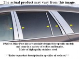 Хромированные накладки на дверные стойки Volvo XC 90 (10 ч., полир. нерж. сталь), изображение 2