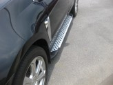 Пороги для Cadillac SRX, модель  "ARTEMIS GREY BLACK" (длина порога 180 см), изображение 3