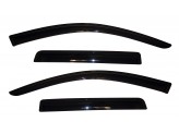 Дефлекторы боковых окон AVS для Mitsubishi Outlander (The Original, 4 части темно-дымчатые , ABS пластик) 2012-, изображение 2