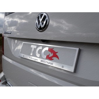 Рамка под номер для Volkswagen MULTIVAN с логотипом (комплект)