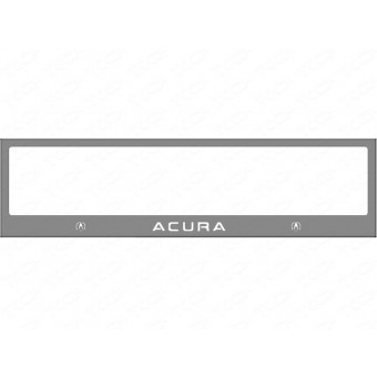 Рамка под номер для Acura MDX с логотипом (комплект)