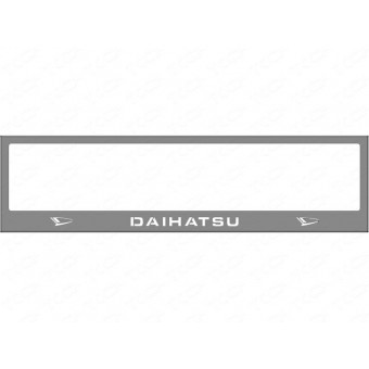 Рамка под номер для Daihatsu Terios с логотипом (комплект)