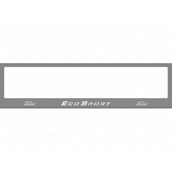 Рамка под номер для Ford Edge с логотипом (комплект)